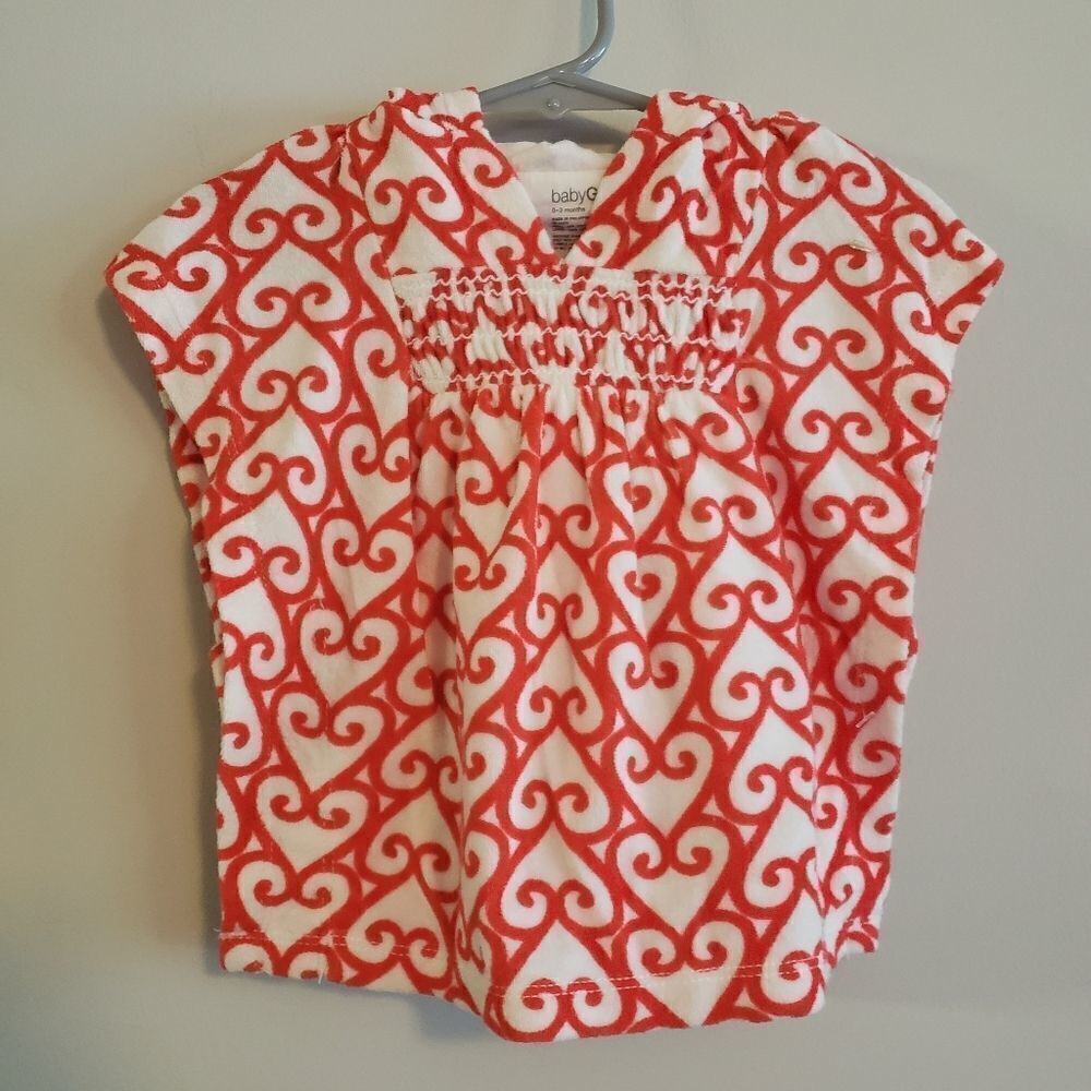 BABY GAP TERRYCLOTH SWIMSUIT COVER UP SIZE 0-3 M